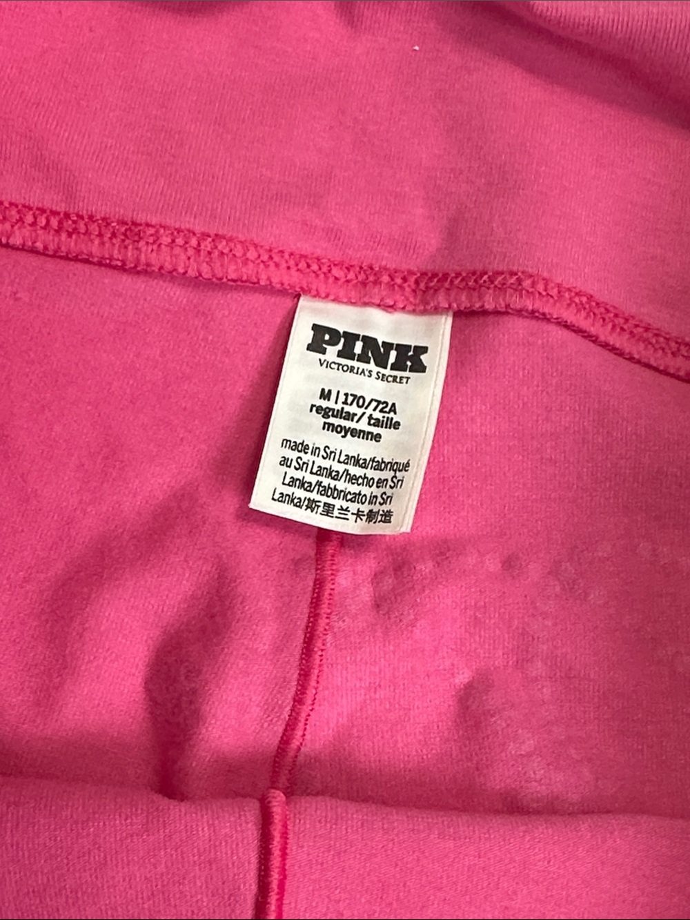 PINK Victoria’s Secret Flare Leggings Foldover Waistband Yoga Pants Medium READ - Picture 5 of 11